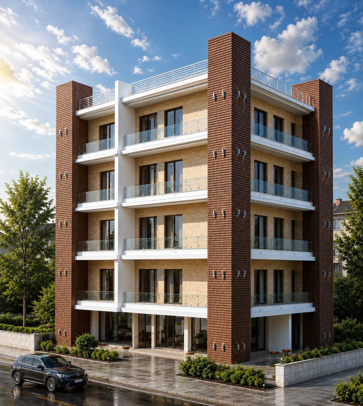 Architectural Detail: Side Perspective